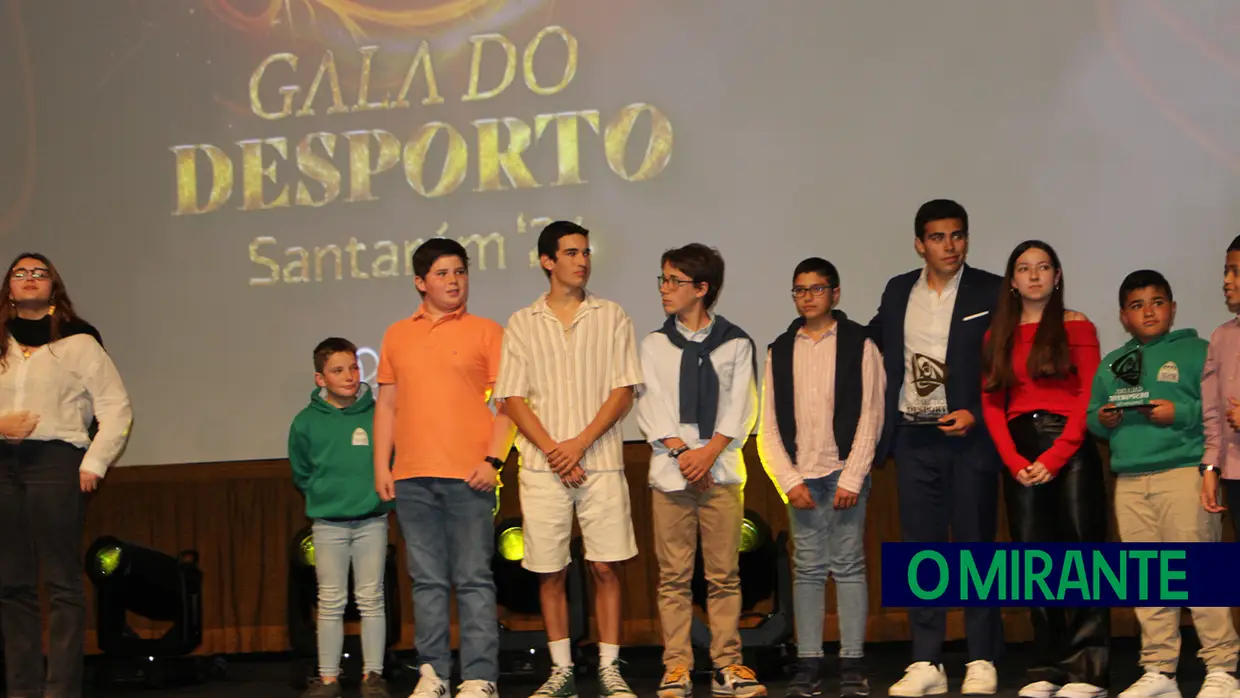 Gala do Desporto de Santarém distinguiu atletas do concelho