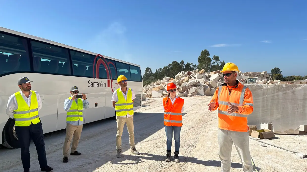 Inter-Educa proporciona visita a pedreira da Mocapor em Alcanede