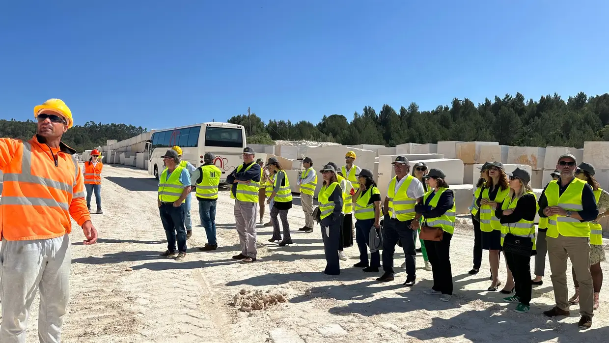 Inter-Educa proporciona visita a pedreira da Mocapor em Alcanede