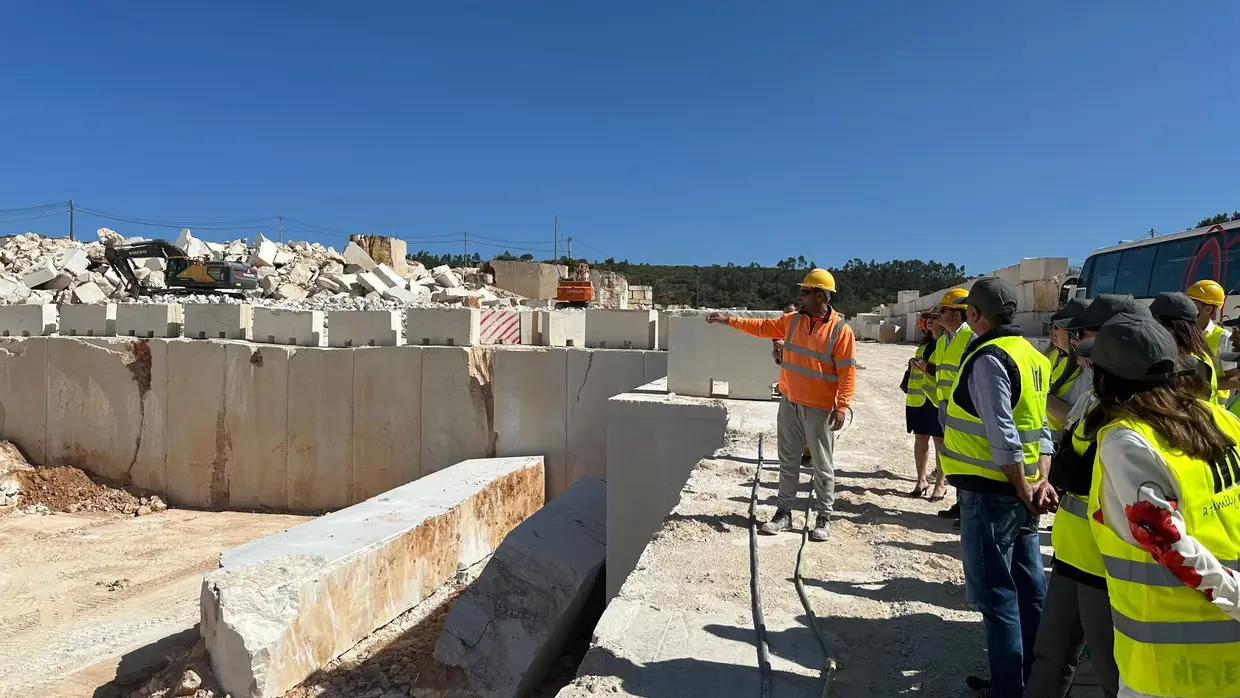 Inter-Educa proporciona visita a pedreira da Mocapor em Alcanede