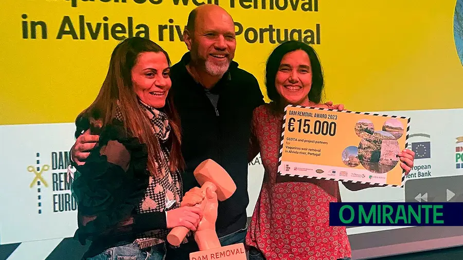 Remoção de açude obsoleto no rio Alviela vence prémio internacional Remoção de açude obsoleto no rio Alviela vence prémio internacional