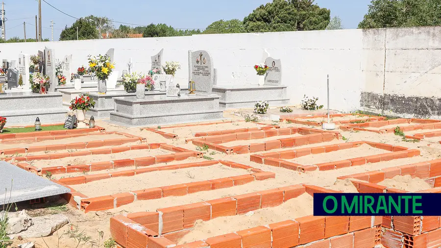 Cemitério de Benavente é argiloso e dificulta decomposição dos corpos