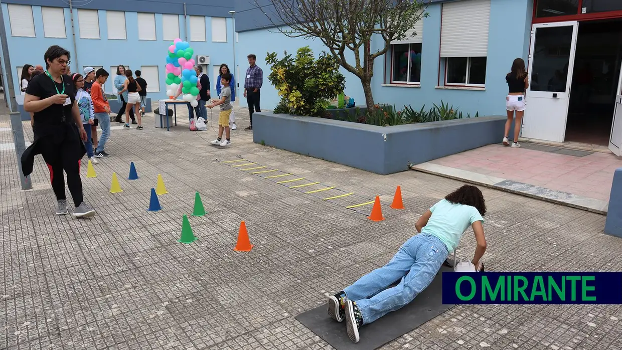 Dia de festa no Agrupamento de Escolas D. Sancho I em Pontével