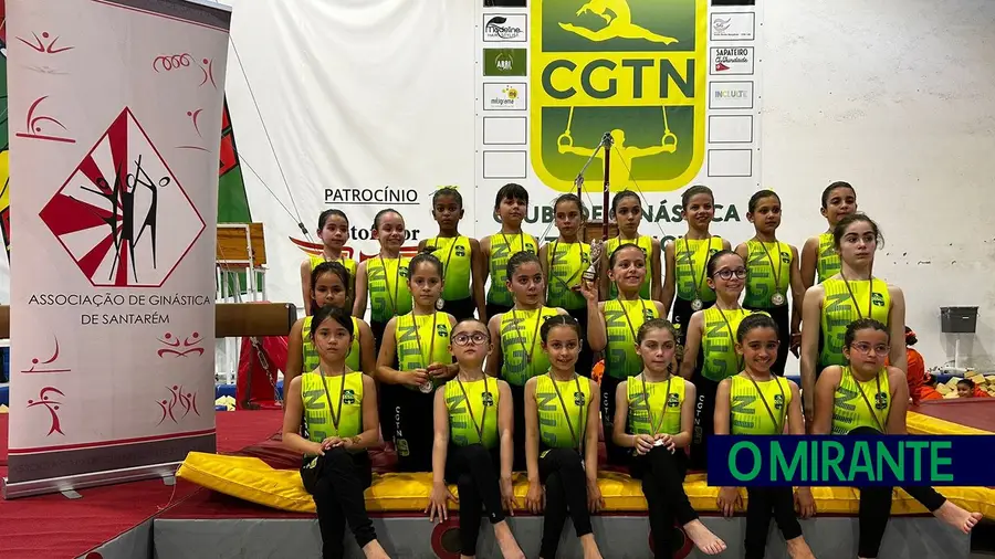 Clube de Ginástica de Torres Novas vence campeonato distrital de infantis e benjamins