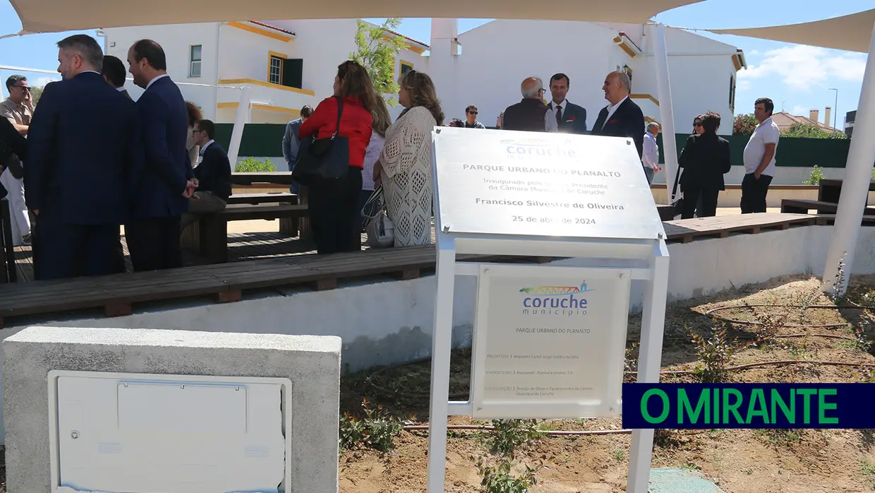 Coruche inaugura Parque Urbano do Planalto e Núcleo Escolar do Biscainho