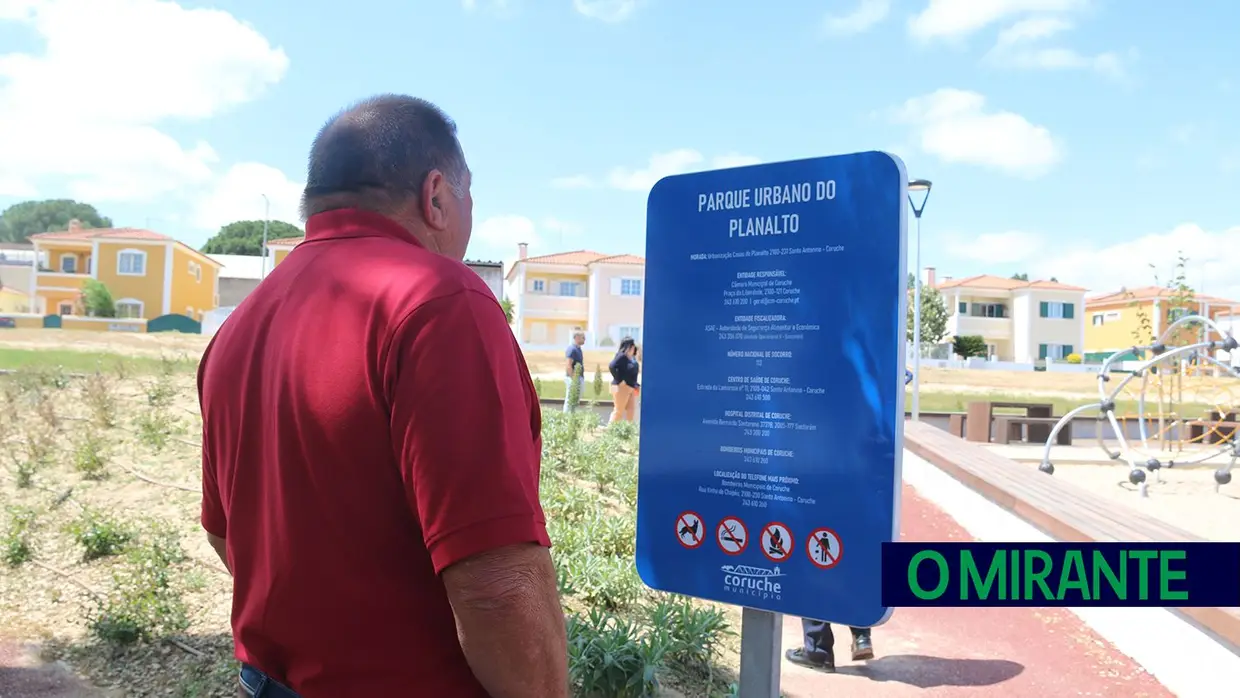 Coruche inaugura Parque Urbano do Planalto e Núcleo Escolar do Biscainho