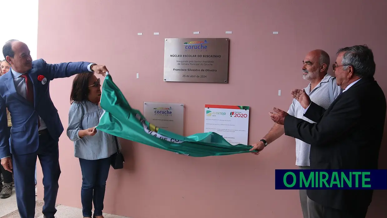 Coruche inaugura Parque Urbano do Planalto e Núcleo Escolar do Biscainho