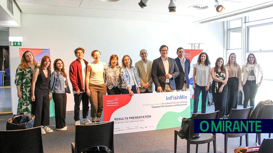 Empresas de Santarém apresentam alimentação inovadora para peixes à base de insectos Empresas de Santarém apresentam alimentação inovadora para peixes à base de insectos