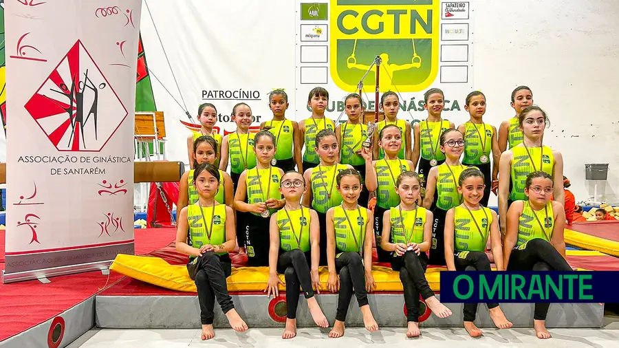Clube de Ginástica de Torres Novas vence campeonato distrital de infantis e benjamins