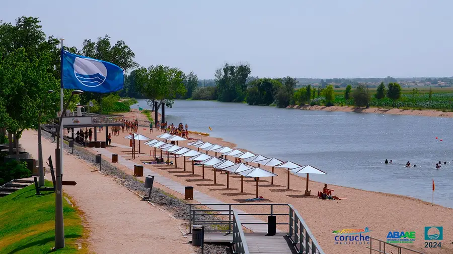 Praia Fluvial do Sorraia mantém Bandeira Azul