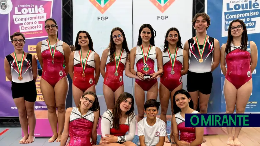 Cinco medalhas para o Ateneu Cartaxense no nacional de duplo mini-trampolim e tumbling