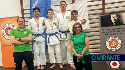 Clube de Judo de Torres Novas com medalhas em Pinhal Novo