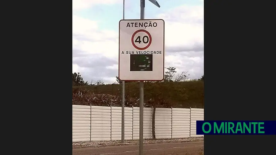 Colocado radar para redução de velocidade junto ao hospital de Torres Novas