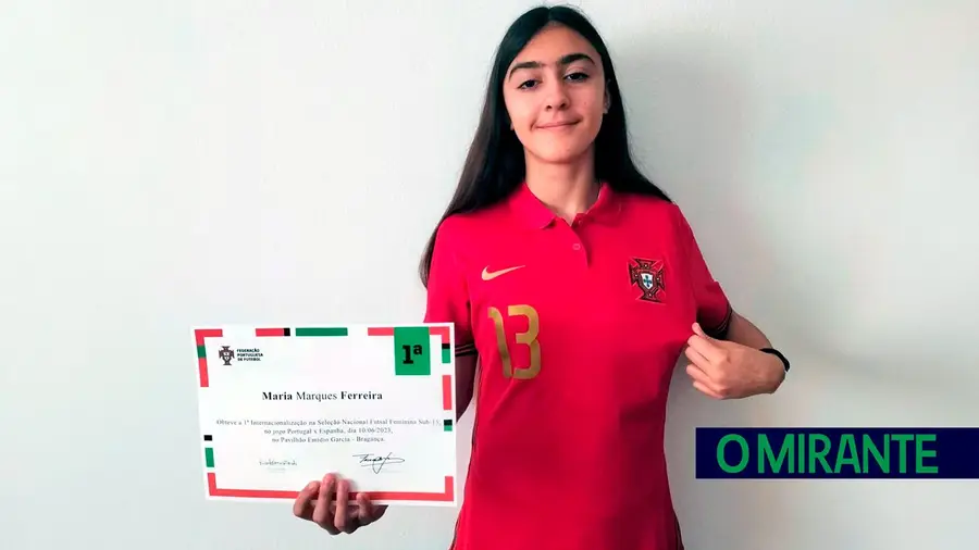 Maria Ferreira distinguida pela primeira internacionalização por Portugal