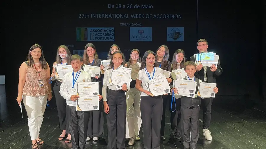 Alunos da região com excelentes resultados no Troféu Nacional de Acordeão