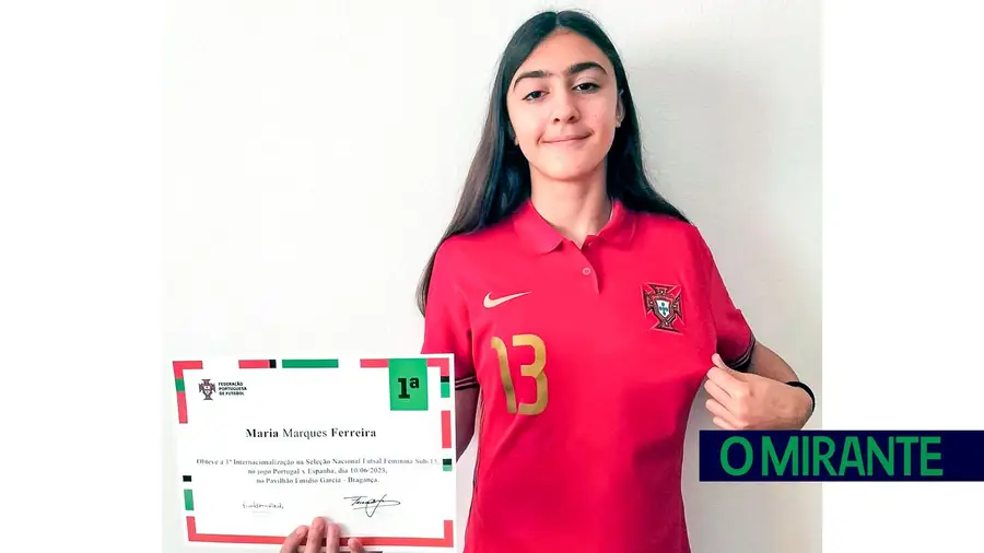 Maria Ferreira distinguida pela primeira internacionalização por Portugal