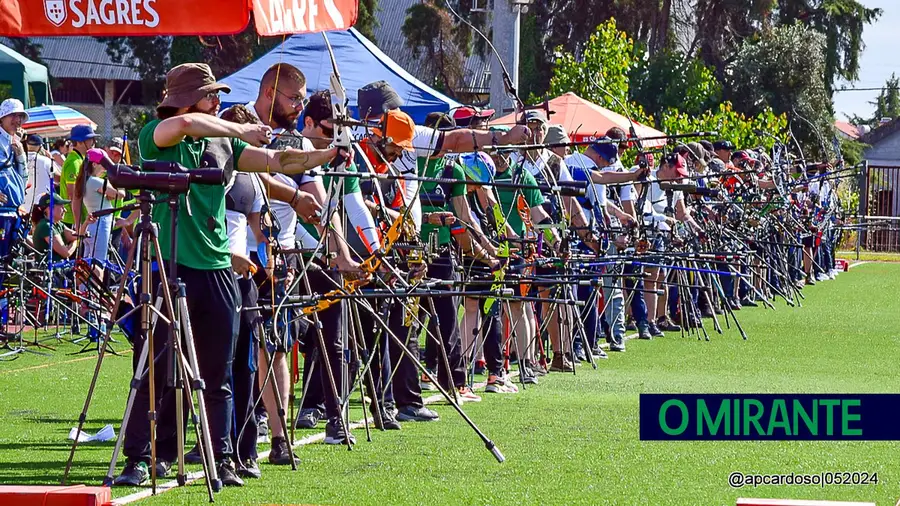 Golegã recebeu pela primeira vez prova de tiro com arco do Campeonato de Campo