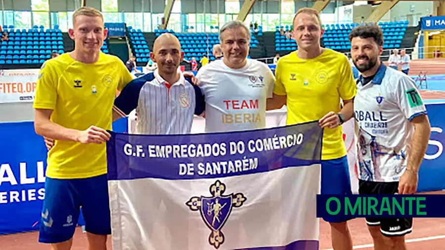 "Caixeiros" de Santarém participaram em etapa do Teqball World Series