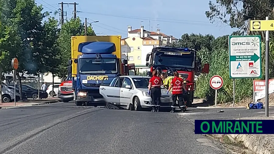 Ferido grave em acidente no Cartaxo Ferido grave em acidente no Cartaxo