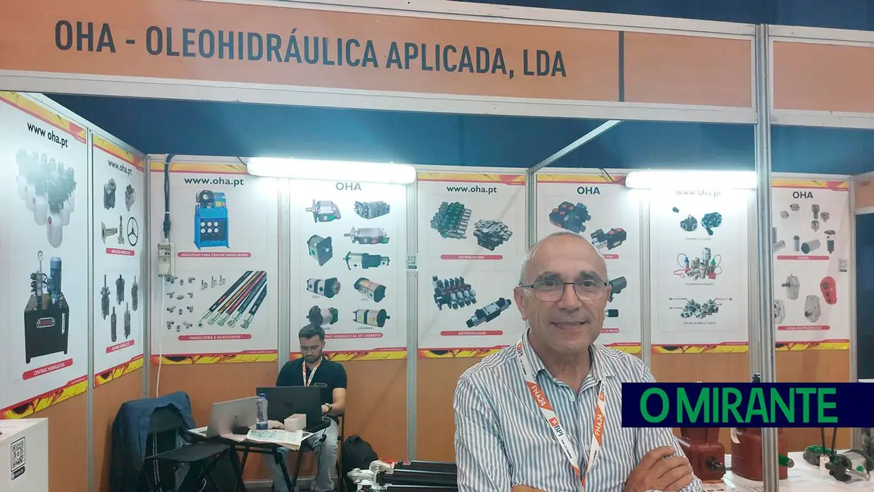 Empresários na Feira de Agricultura