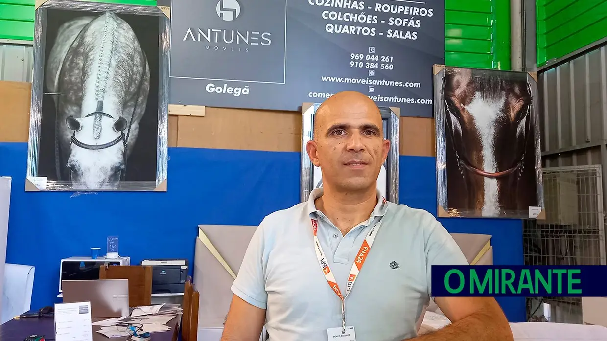 Empresários na Feira de Agricultura