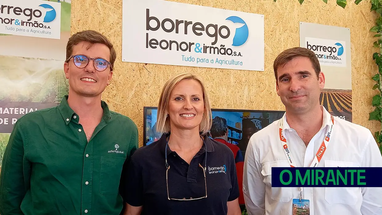 Empresários na Feira de Agricultura