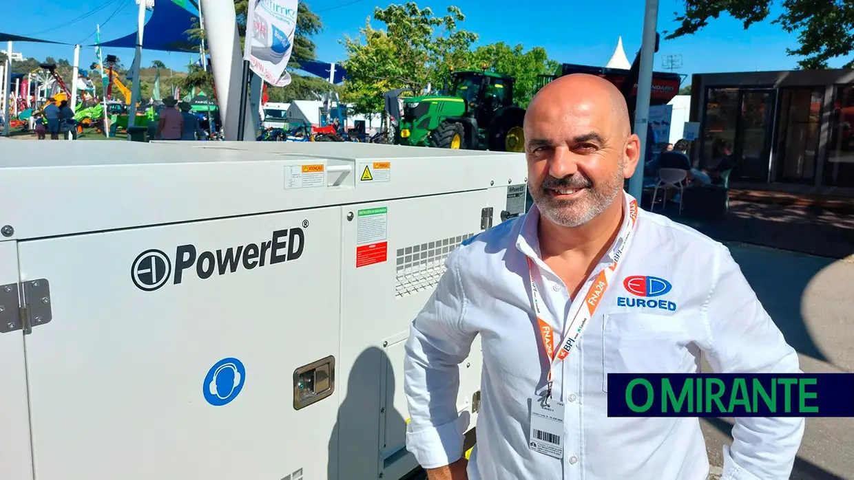 Empresários na Feira de Agricultura