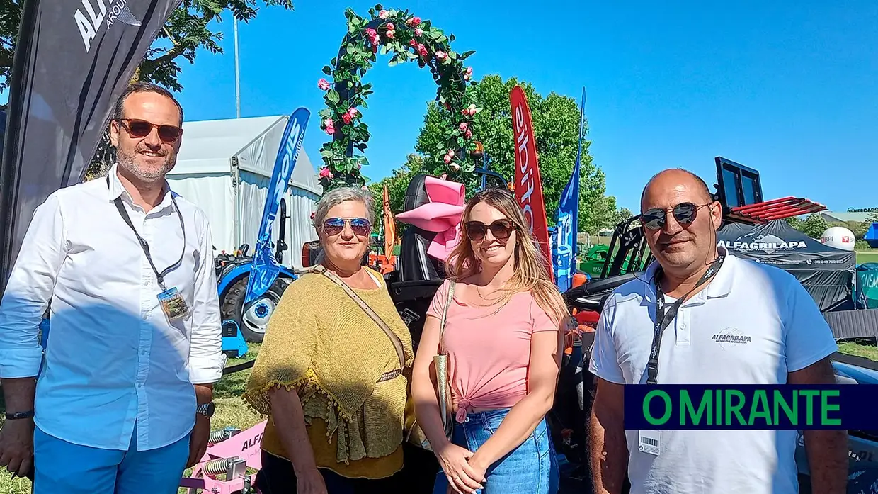 Empresários na Feira de Agricultura