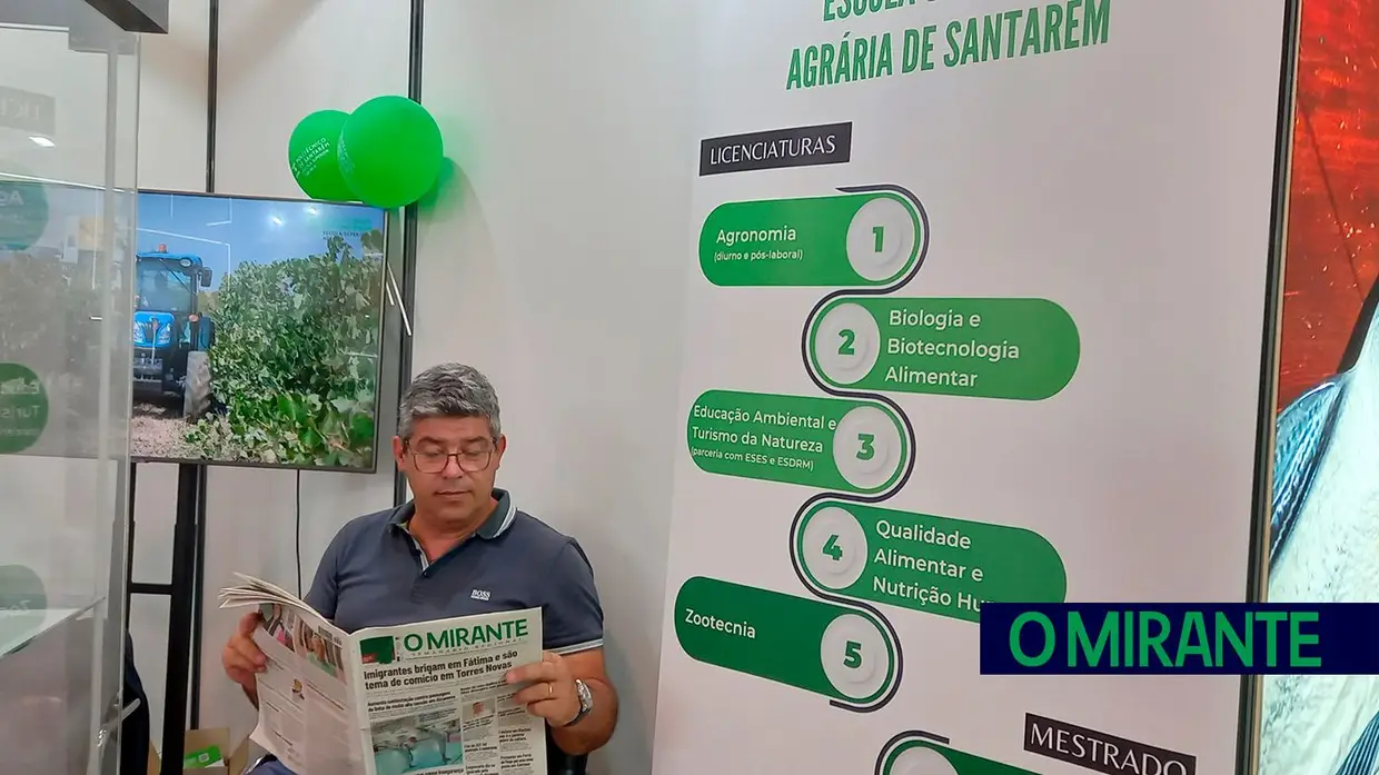 Empresários na Feira de Agricultura