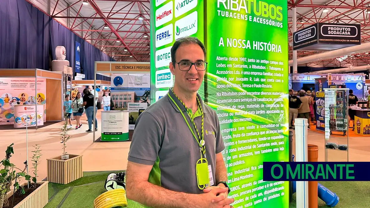 Empresários na Feira de Agricultura