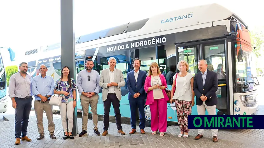 Autocarro movido a hidrogénio liga Ourém a Tomar Autocarro movido a hidrogénio liga Ourém a Tomar