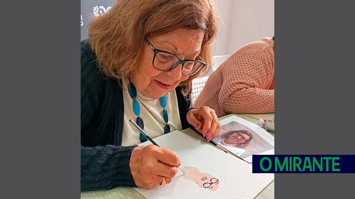Alunos da Academia Sénior da Golegã mostram a sua arte