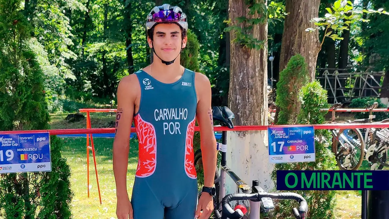 Jovens ribatejanos com bronze na Taça da Europa de Triatlo em juniores