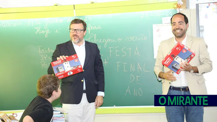 Santarém dá presentes alunos do pré-escolar e do 1º ciclo do Concelho