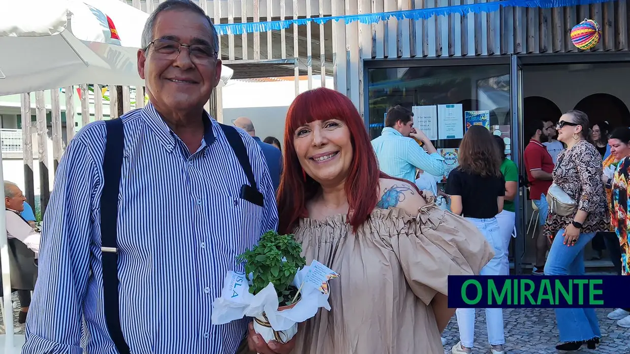 ISLA organizou um arraial com manjericos solidários