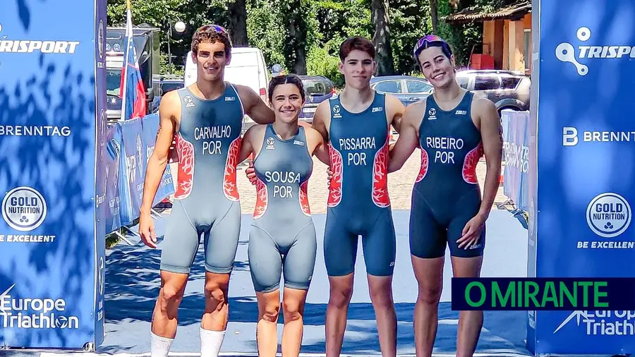 Jovens ribatejanos com bronze na Taça da Europa de Triatlo em juniores