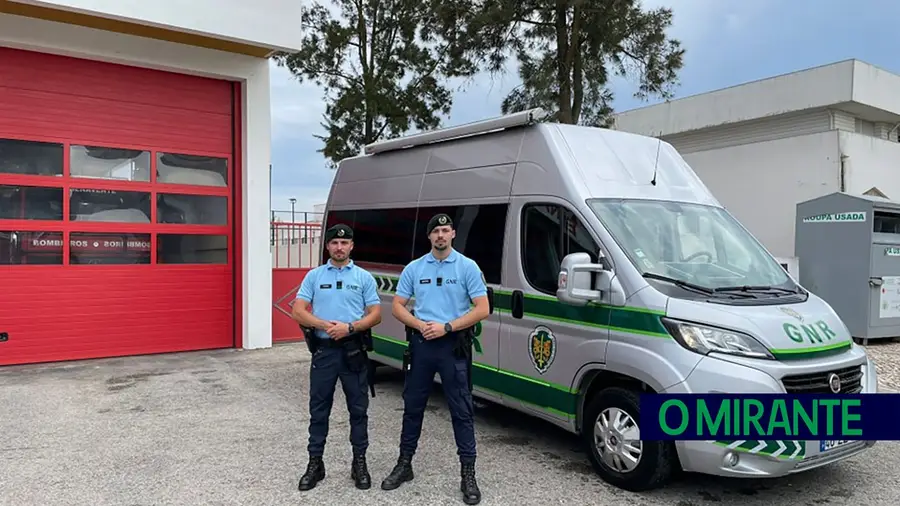 GNR com posto móvel em Benavente durante a Festa da Amizade