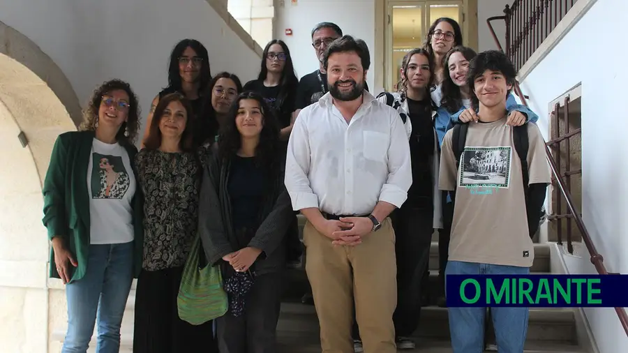 Alunos mostram a sua arte pelo centro histórico de Tomar Alunos mostram a sua arte pelo centro histórico de Tomar