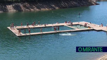 Bandeira Azul hasteada na Praia Fluvial da Aldeia do Mato