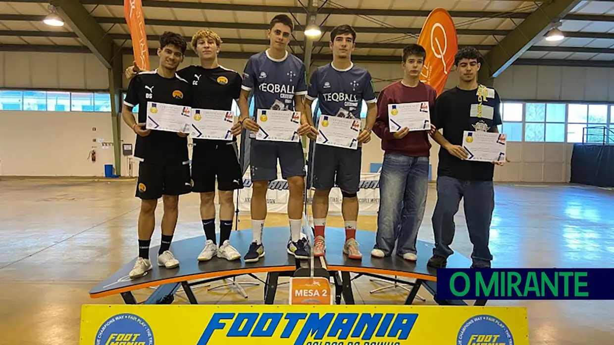 Ribatejanos em destaque no Nacional de Teqball Jovem