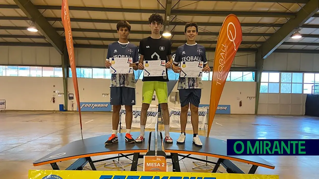 Ribatejanos em destaque no Nacional de Teqball Jovem