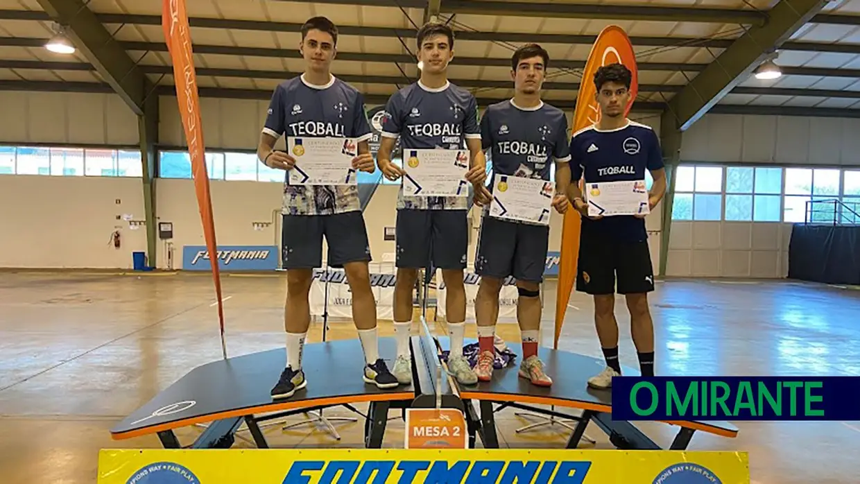 Ribatejanos em destaque no Nacional de Teqball Jovem