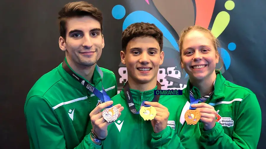 Francisco José conquista ouro e vence a Taça de Mundo de Trampolins