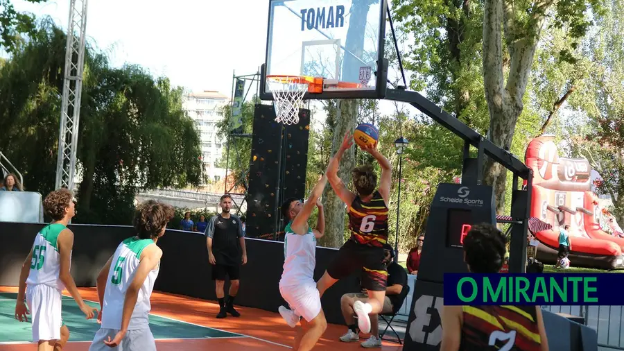 Final nacional de basquetebol 3x3 disputou-se em Tomar Final nacional de basquetebol 3x3 disputou-se em Tomar