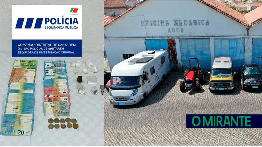 PSP desmantela rede de tráfico de droga em Santarém PSP desmantela rede de tráfico de droga em Santarém