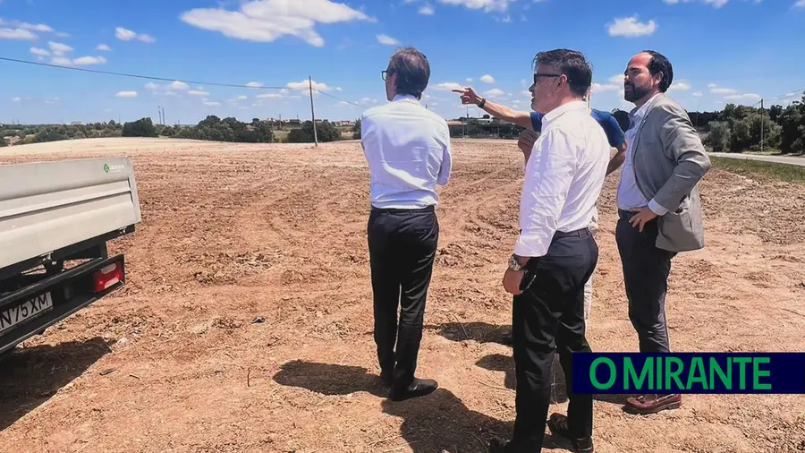 Base logística em Santarém já está em construção Base logística em Santarém já está em construção