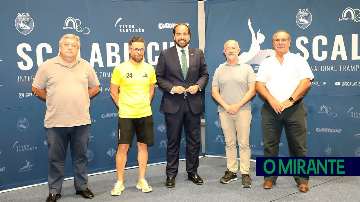 Maior evento de ginástica de trampolins de Portugal está a decorrer em Santarém