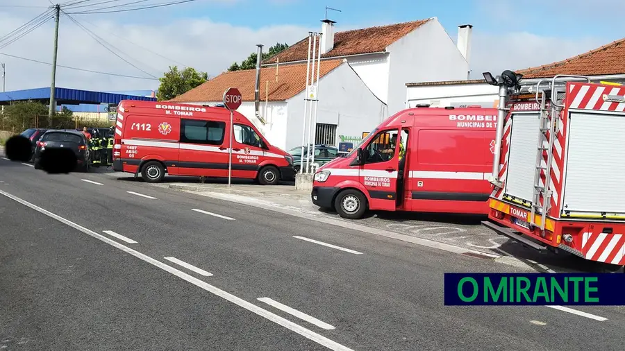 Acidente na Nacional 110 em Tomar provoca um ferido