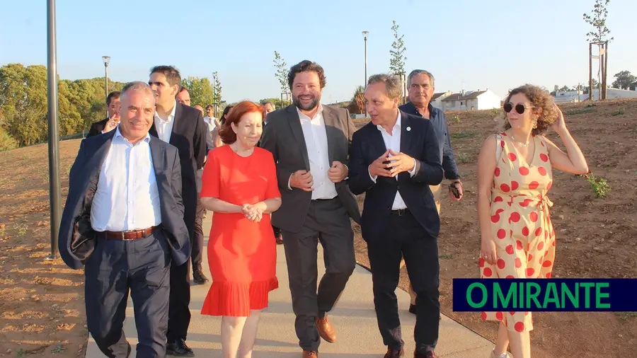 Ministra do Ambiente visitou novo parque ribeirinho do Flecheiro em Tomar