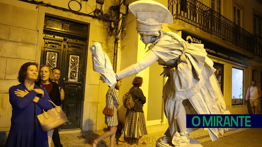 Festival de Estátuas Humanas no centro histórico de Santarém